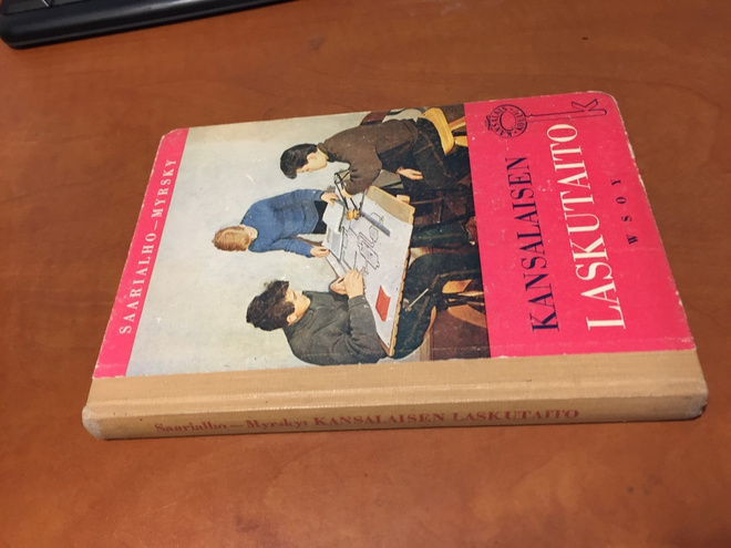 SAARIALHO-MYRSKY KANSALAISEN LASKUTAITO 1958