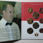 MONACO 1c- 2€ Vuodelta 2006 Albert II KOE-EURO kansiossa - pikkukuva 2