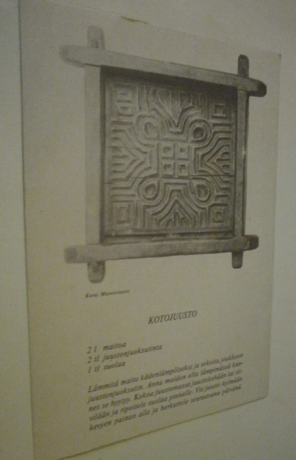 Juustokehä ja kotijuuston ohje, VARK, ei p.