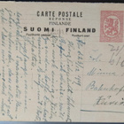Ehiökortin nro 43 vastausosa Sveitsiin 1919 - pikkukuva 1