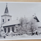 Sodankylä, Sodankylän kirkko, talvikuva, vkpk, ei p. - pikkukuva 1