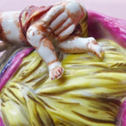 Figuuri Madonna posliinia korkeus 23cm - pikkukuva 5