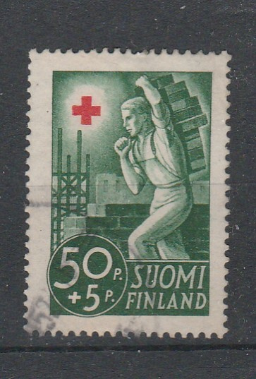 Suomi 1941, PR merkki 50p+5p,  , leimattu