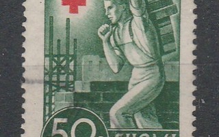 Suomi 1941, PR merkki 50p+5p,  , leimattu