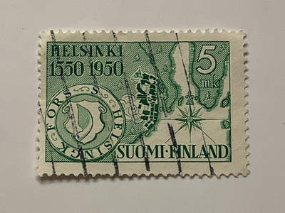 388 / 1950 Helsinki 400 v 1/3 o leimattu