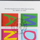 Ystävyydellä -vihko 1996 FDC-leimalla - pikkukuva 2