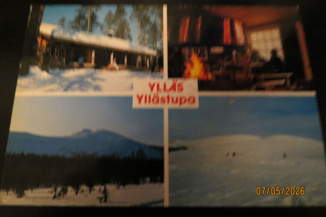 YLLÄS YLLÄSTUPA 1986 KULKENUT KORTTI