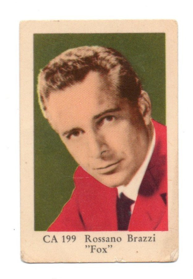 Purkkakuva CA n:o 199 ROSSANO BRAZZI  Purukumikuva