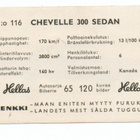 Purkkakuva Hellas Autosarja n:o 116 CHEVELLE 300 SEDAN Puruk - pikkukuva 2