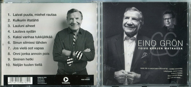 EINO GRÖN . CD-LEVY . TOIVO KÄRJEN MATKASSA