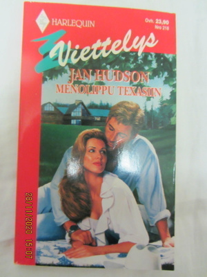 Harlequin Viettelys 38/1998 Jan Hudson – Menolippu Texasiin
