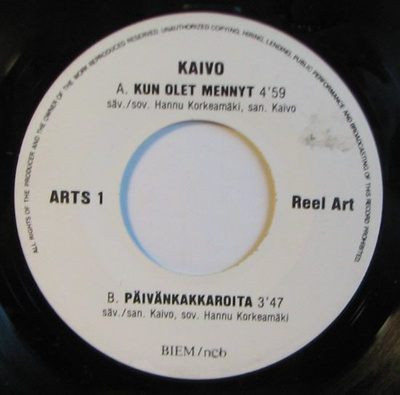 Single: Kaivo - Kun olet mennyt / Päivänkakkaroita