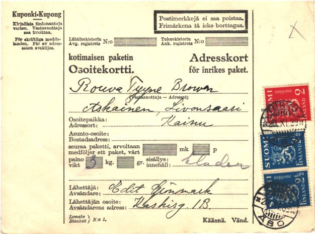 OSOITEK.TURKU-ASKAINEN LIVONSAARI