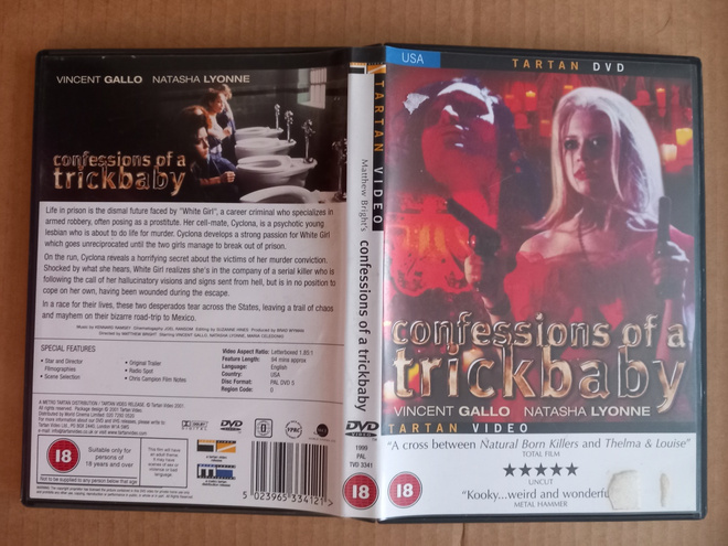 Confession of a trickbaby UK dvd