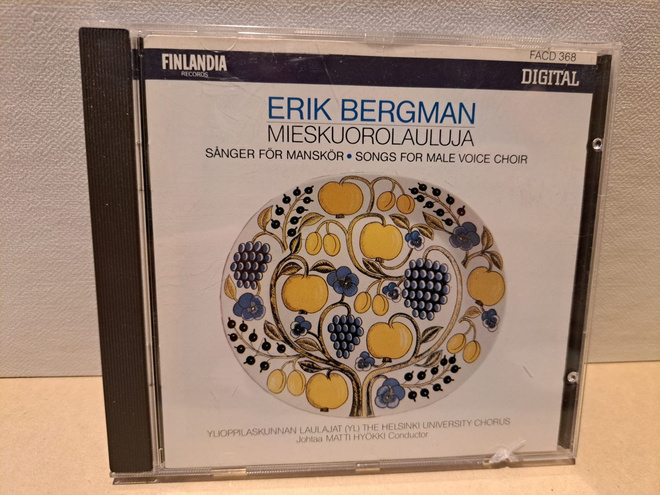Erik Bergman:Mieskuorolauluja-YL&Matti Hyökki CD