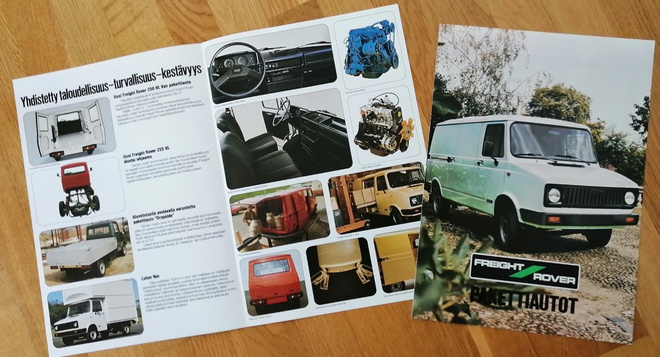 1984 Freight Rover (Leyland Sherpa) esite - KUIN UUSI