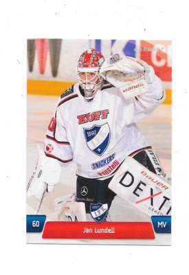 2011-12 CardSet #181 Jan Lundell HIFK MV
