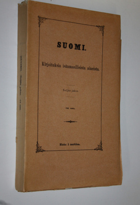 Suomi : kirjoituksia isänmaallisista aineista (lukematon)...