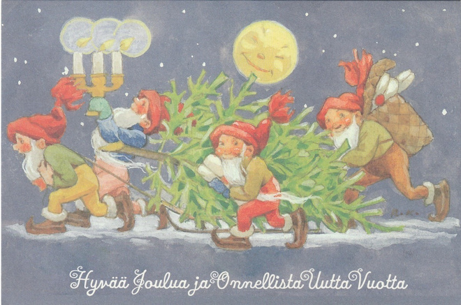 RUDOLF KOIVU - NELJÄ TONTTUA JA KUUSI - 1