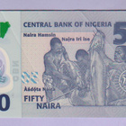 Nigeria 50 Naira v.2023 UNC P-40 (Polymer) painovirhe - pikkukuva 2