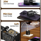 Toocki 20W USB-GaN-pikalaturi + kaapeli iPhonelle #28950 - pikkukuva 5