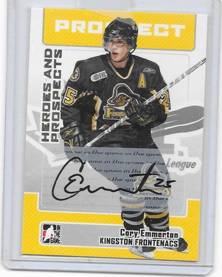 06-07 ITG H&P Autos #A-CE Cory Emmerton Kingston Ex- Saipa