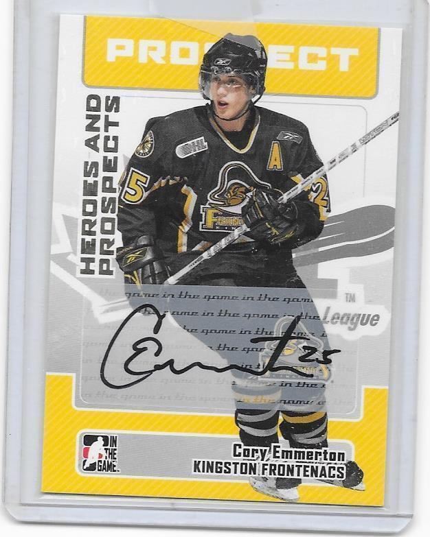 06-07 ITG H&P Autos #A-CE Cory Emmerton Kingston Ex- Saipa