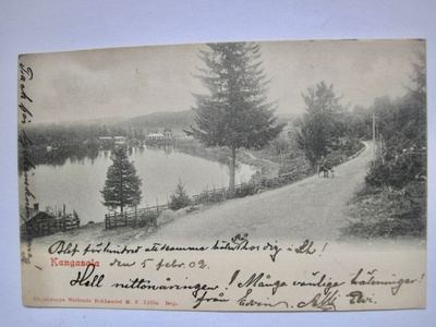 VANHA Postikortti Kangasala 1902
