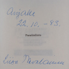 Liisa Nevalainen : Paratiisilintu : jännitysromaani (sign... - pikkukuva 3