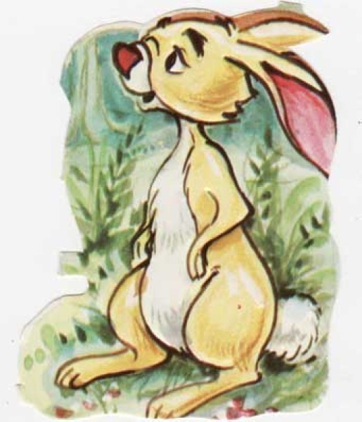 EO 9006 / DISNEY: Nalle Puh - Veli Kani seisoo ruohikossa.