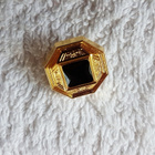 VINTAGE NAPPEJA Metallinkaltainen muovinappi - pikkukuva 3