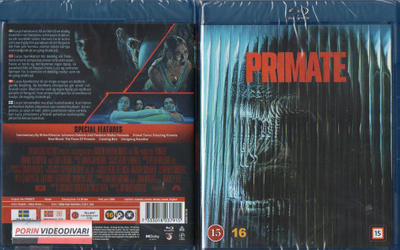 Primate (57 463) UUSI -FI- BLU-RAY 2025 , splatter