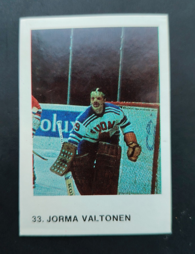 1973-74 Williams Hockey #33 Jorma Valtonen
