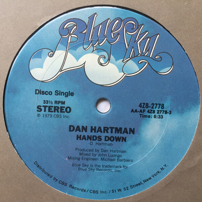 Dan Hartman – Hands Down 12”