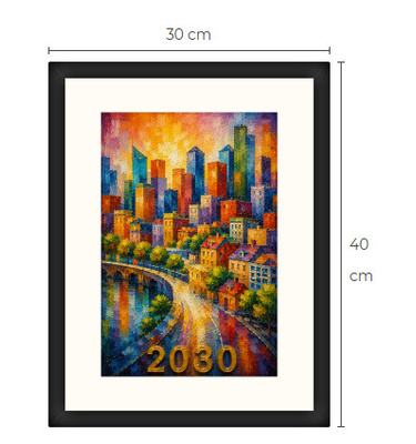 Uusi SDG Kestävä kehitys 2030 art print taulu 30 cm x 40 cm