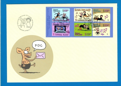 FDC – Ystävyydellä, Viivi ja Wagner 15.1.2003 Vih. L.1624-29