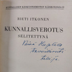 Rieti Itkonen : Kunnallisverotus selitettynä (tekijän omi... - pikkukuva 3