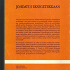 V.Riekkinen & T.Veijola : Johdatus eksegetiikkaan - pikkukuva 2
