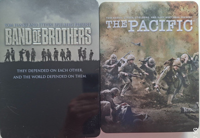 BAND OF BROTHERS & THE PACIFIC STEELBOX DVD
