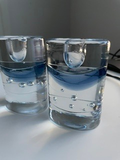 Iittala Arktia kynttiläjalat - Timo Sarpaneva - 2 kpl