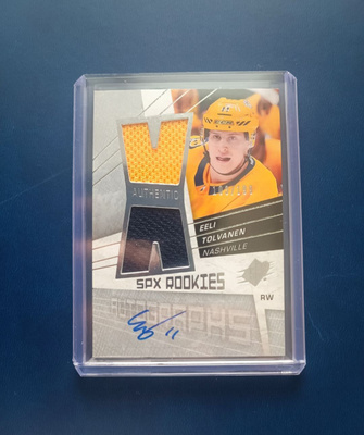 Eeli Tolvanen Rookie Auto Patch 103/199 Nashville Predators