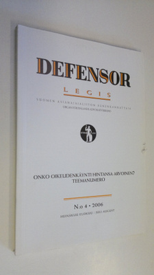 Defensor legis n:o 4/2006