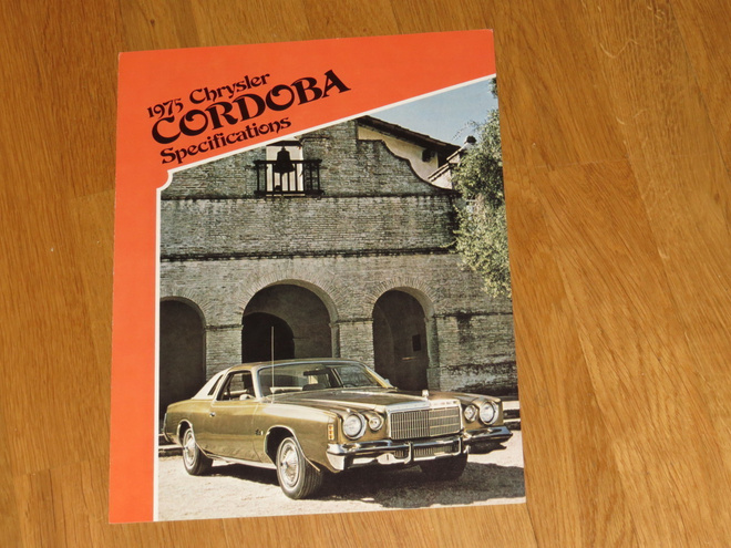 1975 Chrysler Cordoba esite - KUIN UUSI