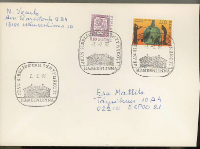 1982 Sibeliuksen synymäkoti