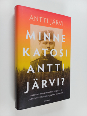 Antti Järvi : Minne katosi Antti Järvi? Kertomus kadonnee...