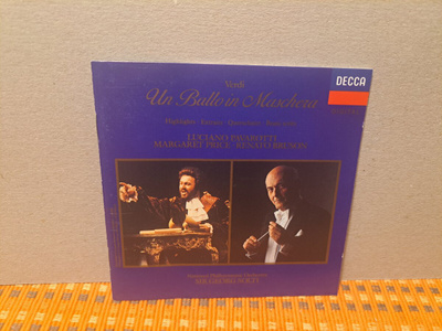 Verdi:Un Ballo in Maschera-Pavarotti,Price,Solti,Bruson CD