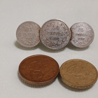 Penniä Hopeakolikot , 25 Penniä 1916- 1917, 50 Penniä 1914, - pikkukuva 2