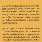 Hannele Soljander-Halme (toim.): Jos sull' lysti on - pikkukuva 3