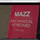 Outemu Red -mekaaniset kytkimet, Malli: Trust GXT 863 Mazz - pikkukuva 3