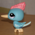 LITTLEST PET SHOP turkoosi TIKKA, LINTU #1787 - pikkukuva 2